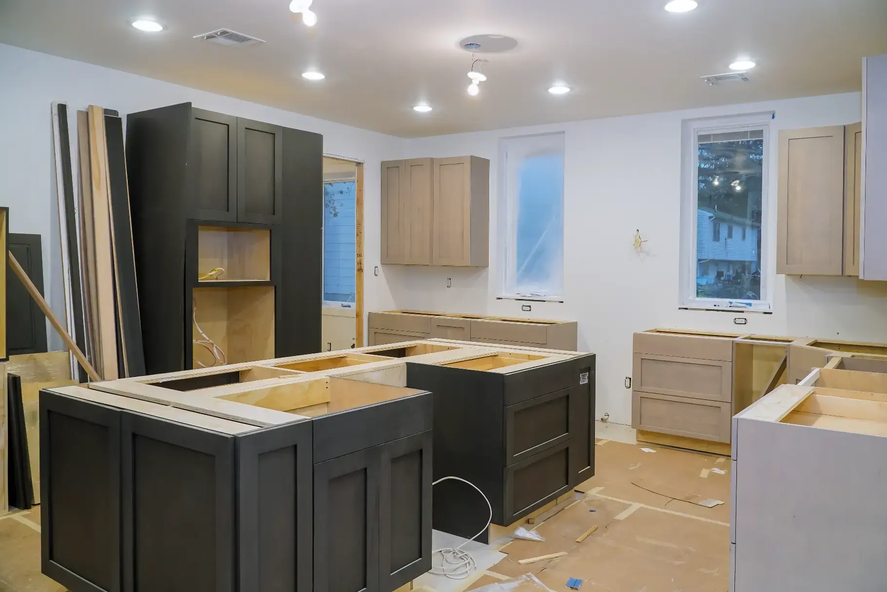 Kitchen remodeling by NGL Transclean and Painting LLC in Connecticut