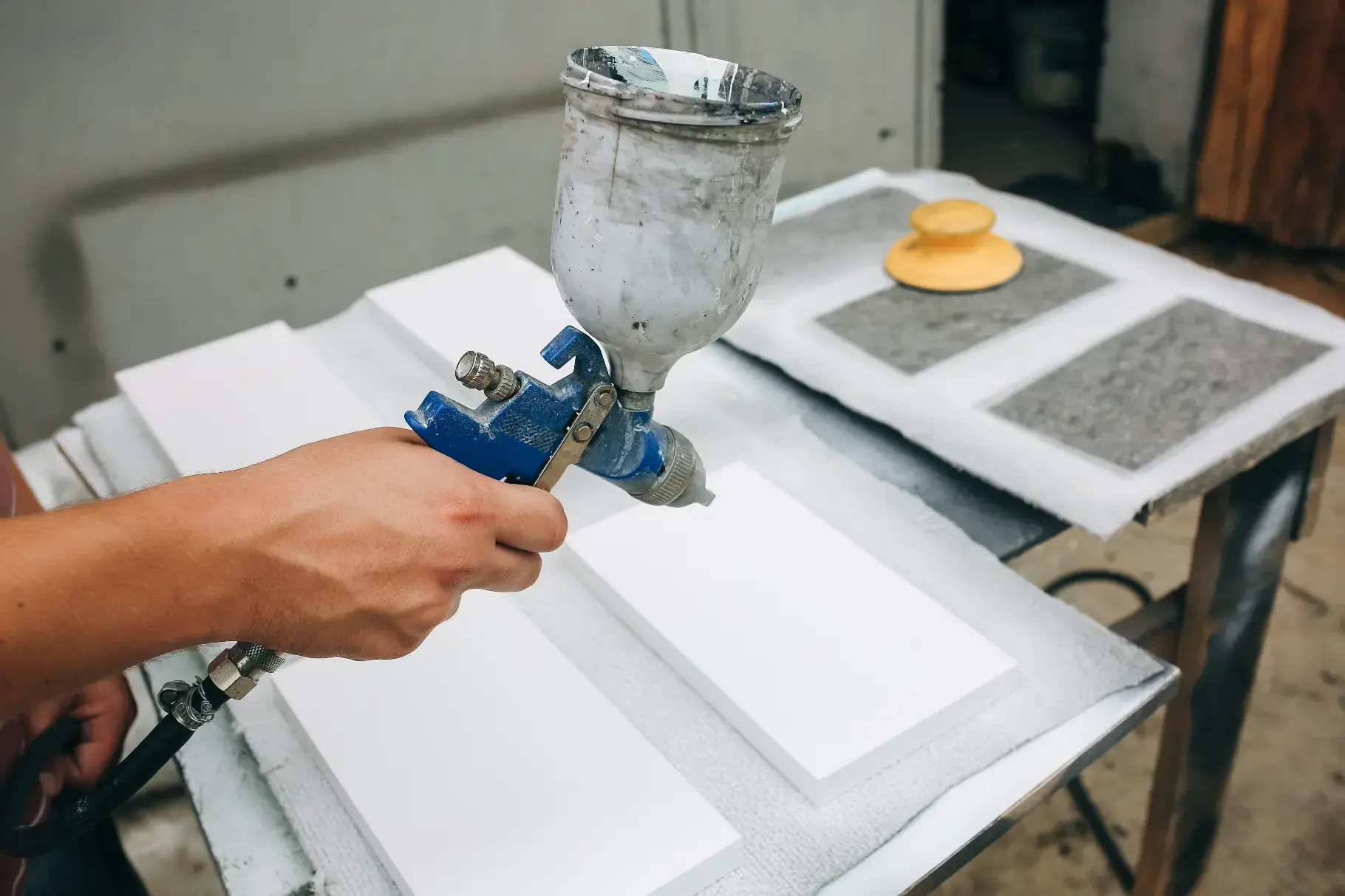 Cabinet painting in Connecticut